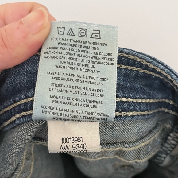 ARIAT Turquoise Studded Low Rise Bootcut Jeans Size 26 Short - Picture 9 of 12